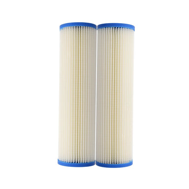 10 X 2.5 Pleated Cellulose Replacement Filter by Tier1 (20 micron) 2 PACKS
