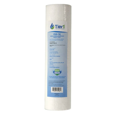 10 X 2.5 Spun Wound Polypropylene Replacement Filter by Tier1 (20 micron) WITH LABEL