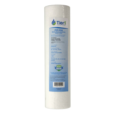 10 X 2.5 Spun Wound Polypropylene Replacement Filter by Tier1 (5 micron) WITH LABEL