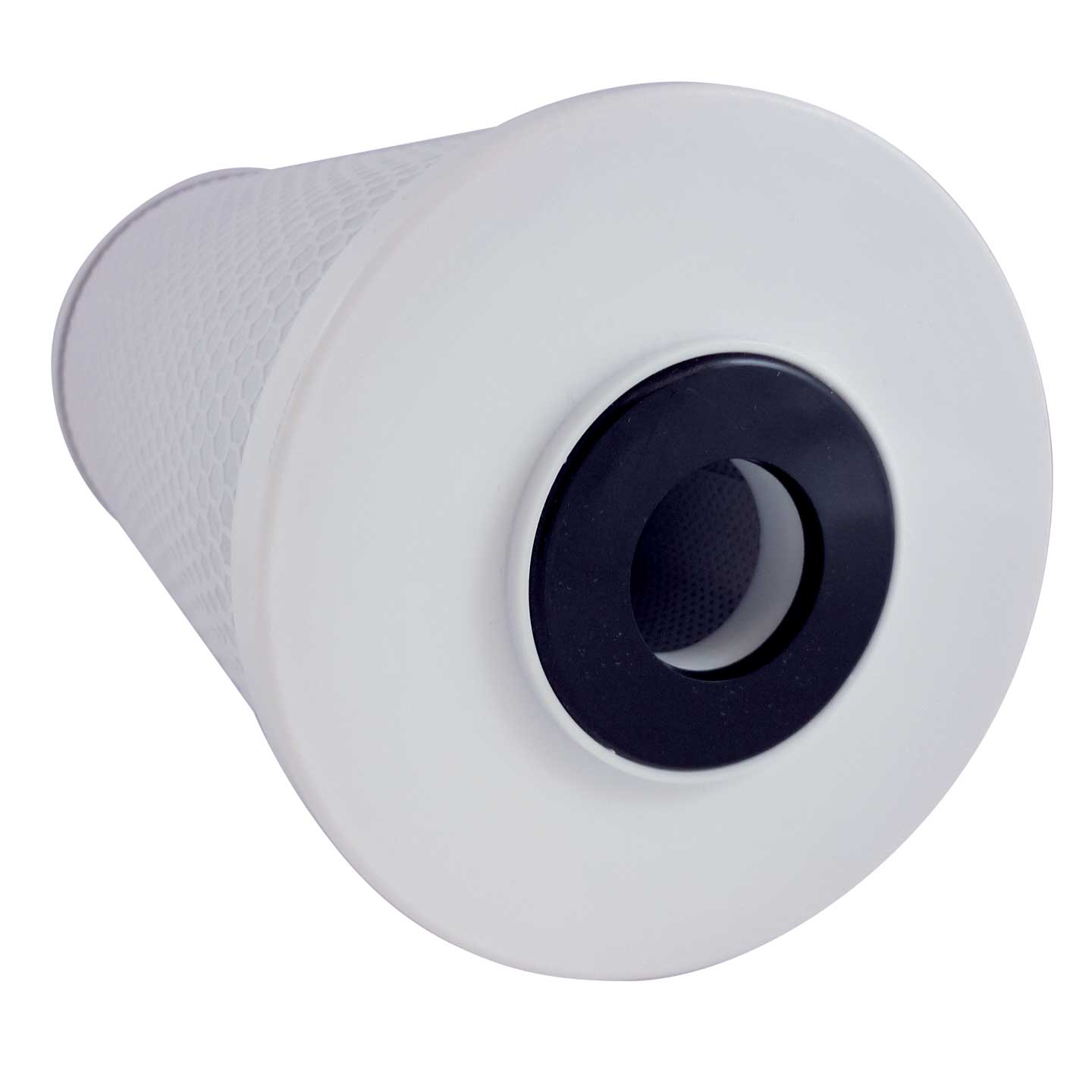 10 X 4.5 Carbon Block Replacement Filter by Tier1 (0.5 micron) TOP VIEW