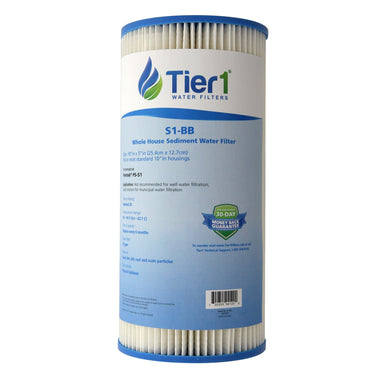 10 X 4.5 Pleated Cellulose Replacement Filter by Tier1 (20 micron) WITH LABEL
