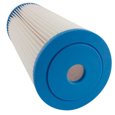 10 X 4.5 Pleated Cellulose Replacement Filter by Tier1 (5 micron) TOP VIEW