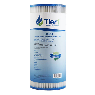 10 X 4.5 Polypropylene Replacement Filter by Tier1 (30 micron) WITH LABEL