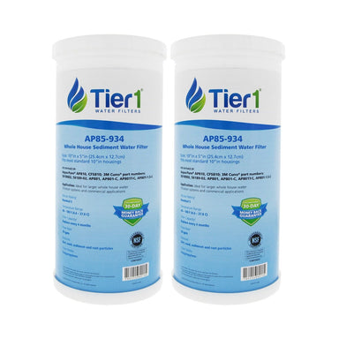 10 X 4.5 Spun Wound Polypropylene Replacement Filter by Tier1 (5 micron) 2 PACKS