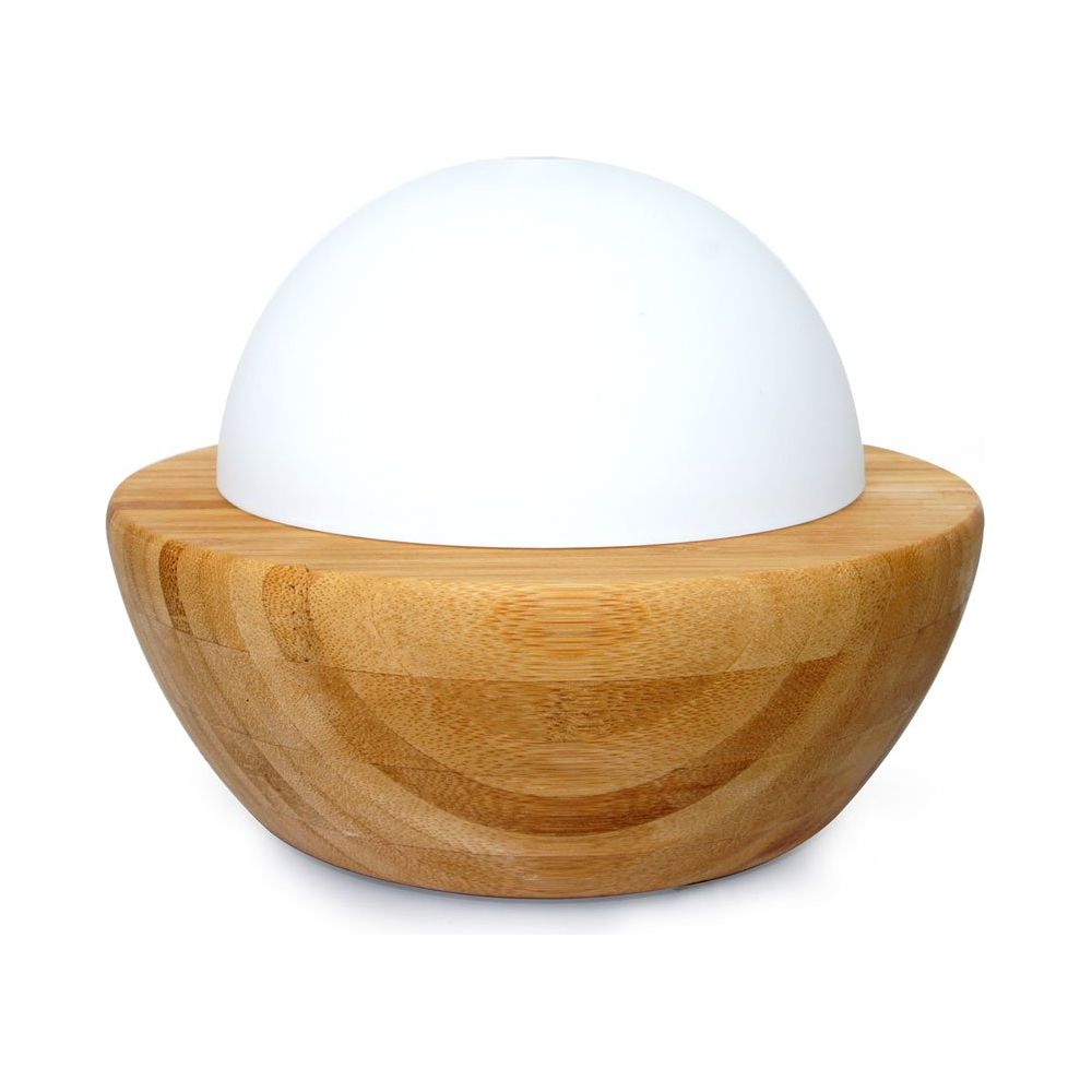 SPT Ultrasonic Aroma Diffuser/Humidifier with Bamboo Base (Sphere)