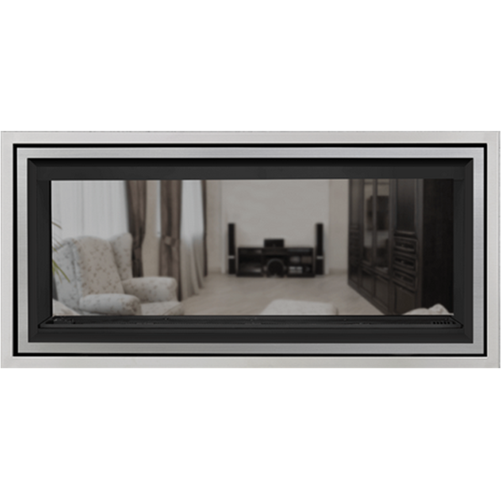 Napoleon Vector 38 See-Through Linear Direct-Vent Gas Fireplace - LV38N2-1