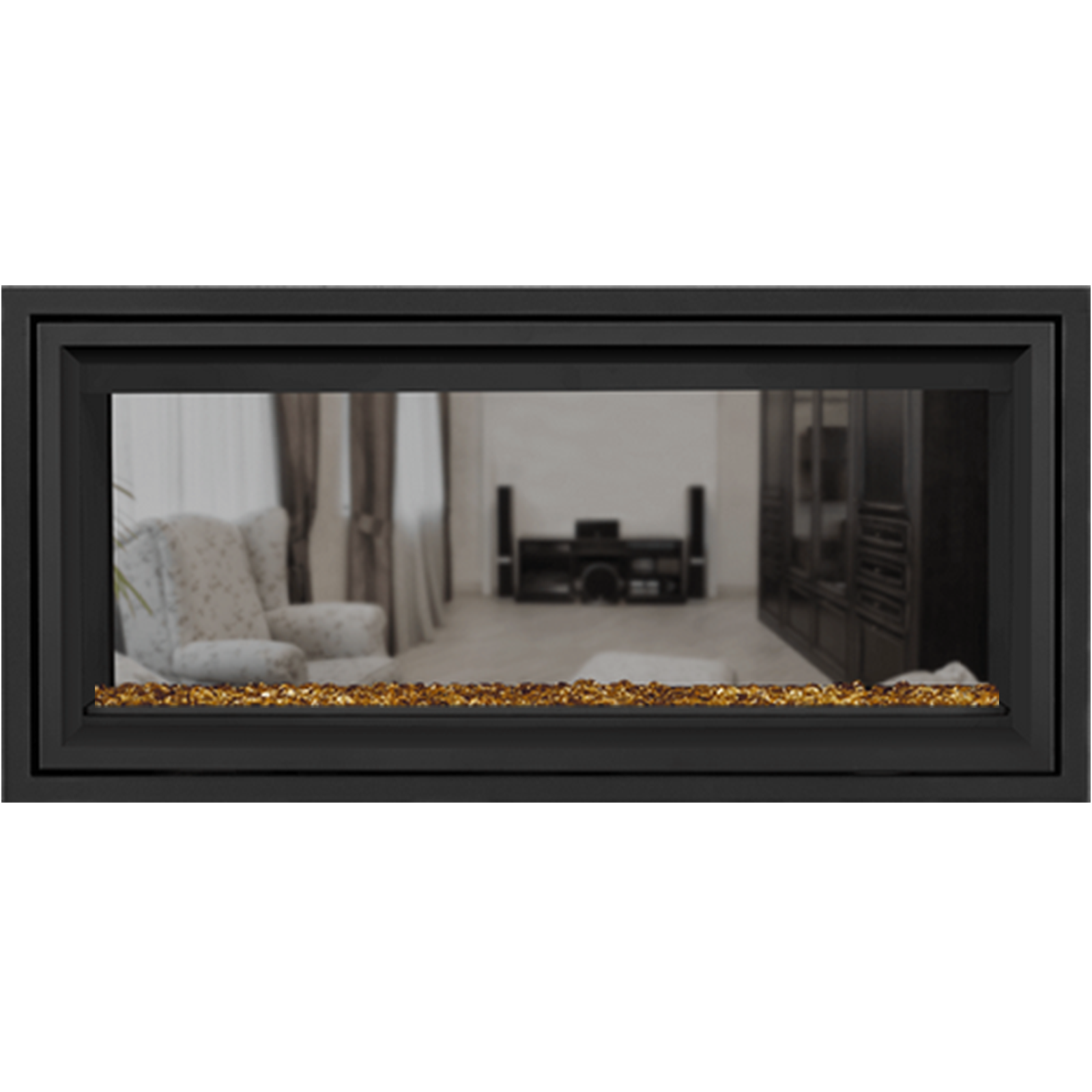 Napoleon Vector 38 See-Through Linear Direct-Vent Gas Fireplace - LV38N2-1