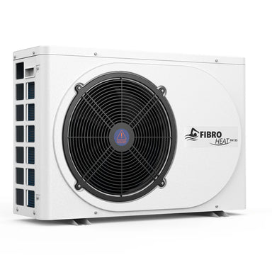 Fibro Pool FH135 35,000 BTU 120 Volt Swimming Pool Heat Pump FRONT AND SIDE VIEW