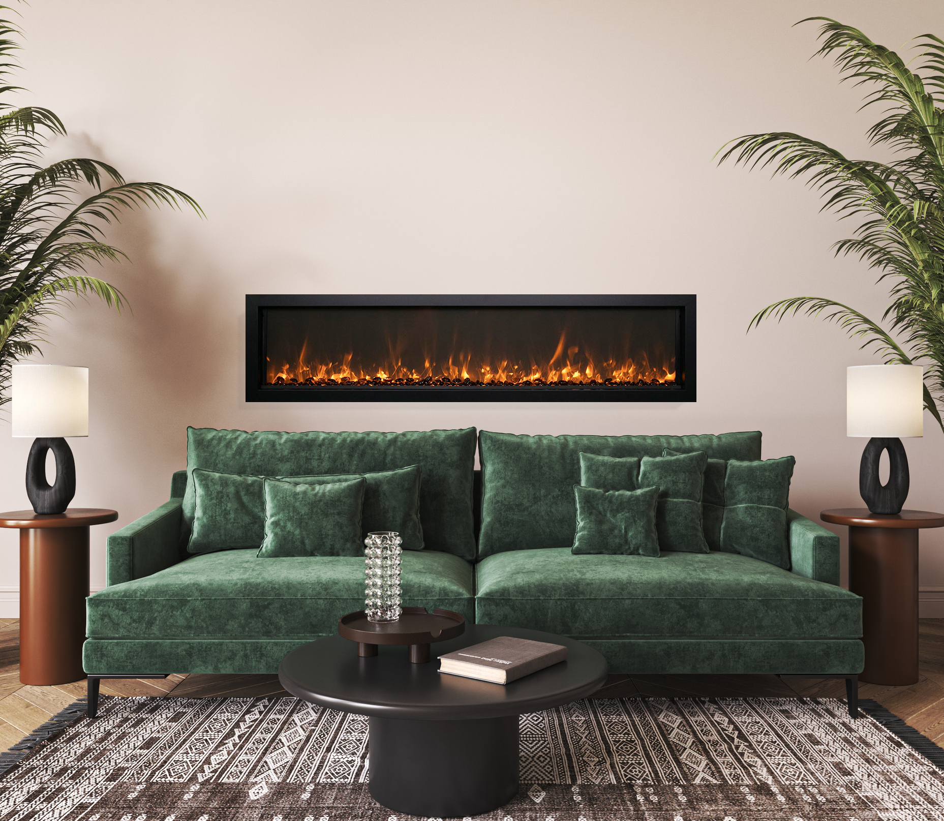 Remii Electric Fireplaces Extra Slim Electric Fireplace