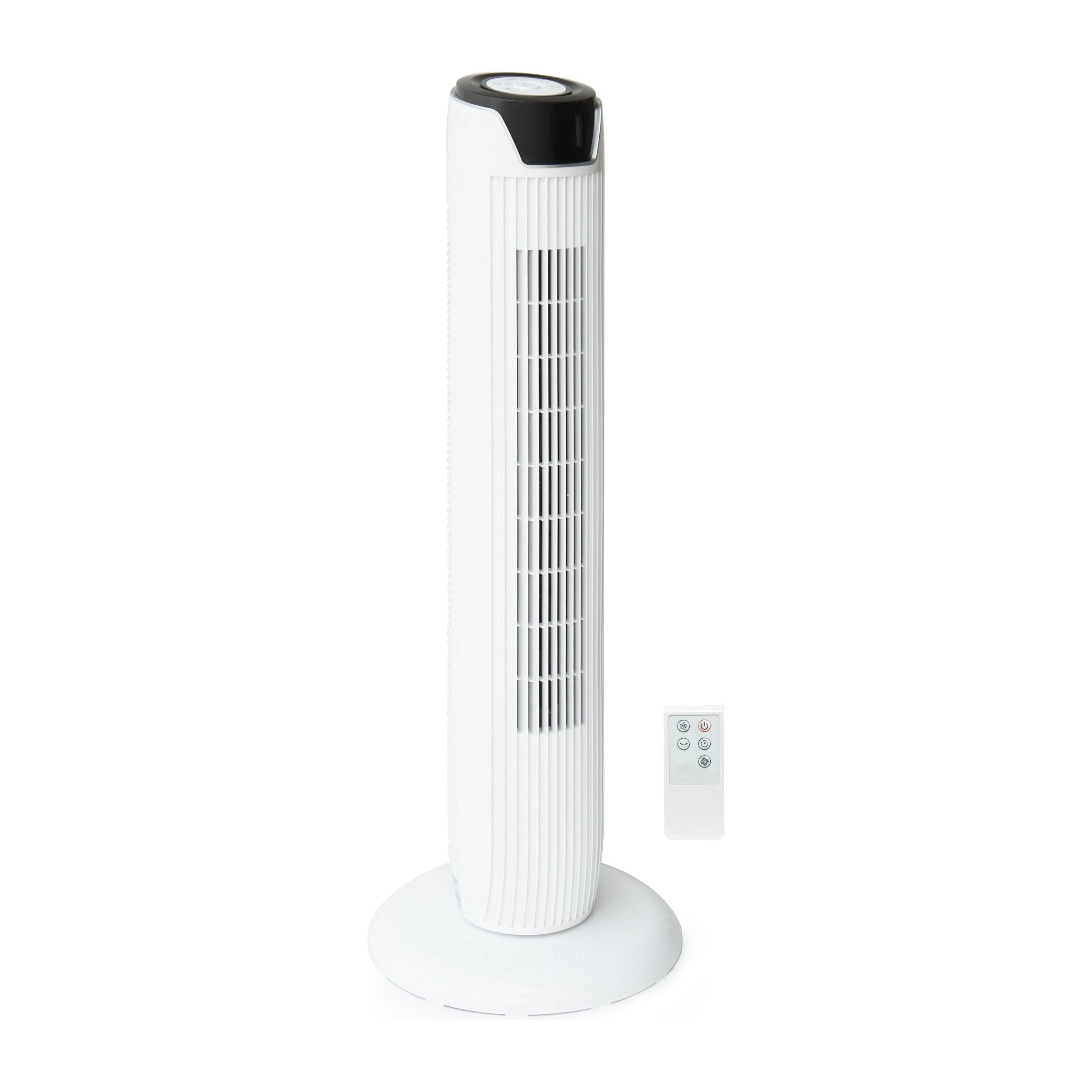 SPT Tower Fan with Remote and Timer in White