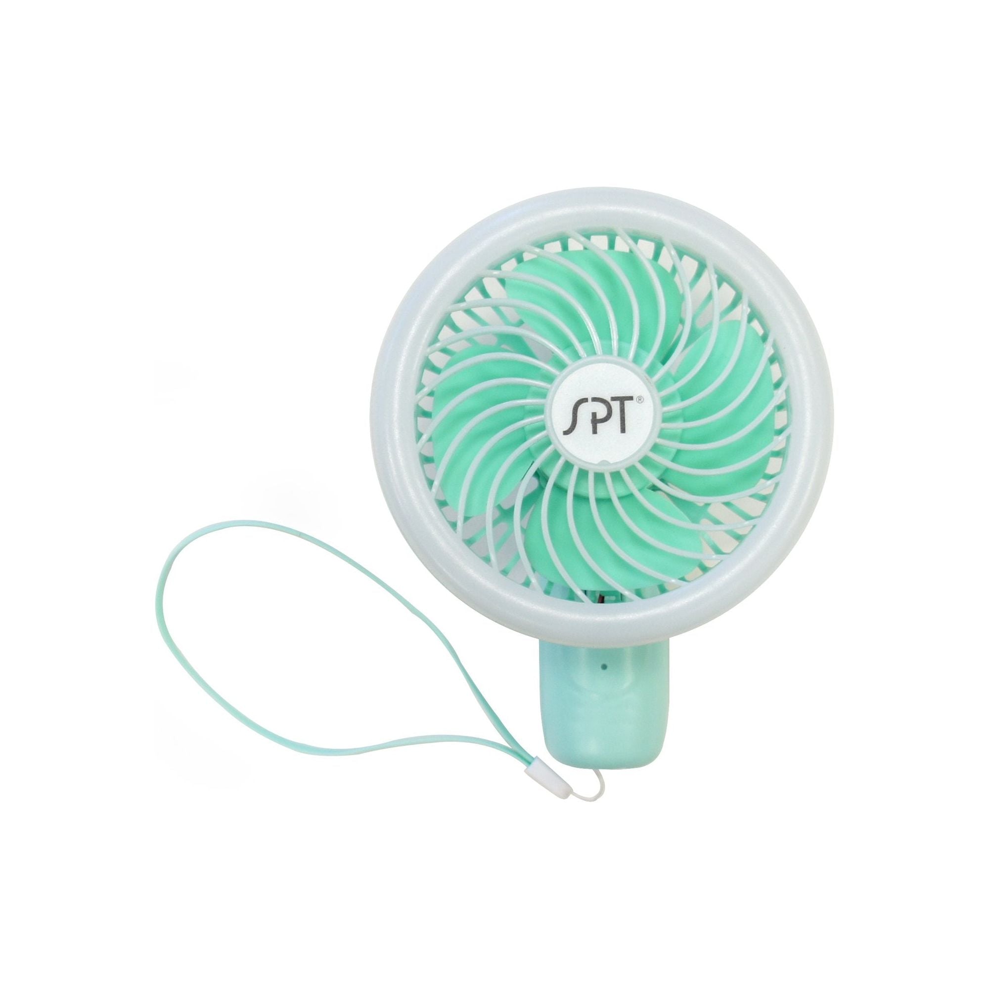 SPT Personal Hand-Held Fan – Green