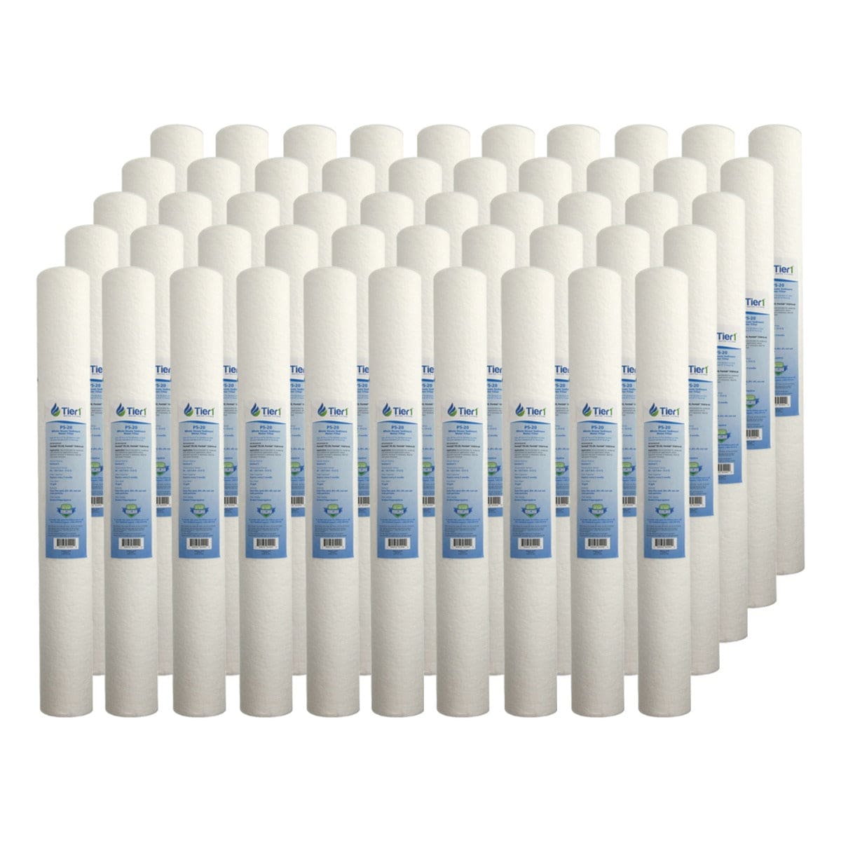 20 X 2.5 Polypropylene Replacement Filter by Tier1 (5 micron) 50 PACKS