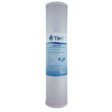 20 X 4.5 Carbon Block Replacement Filter by Tier1 (10 micron) WITH LABEL