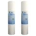 20 X 4.5 Spun Wound Polypropylene Replacement Filter by Tier1 (20 micron) 2 PACKS