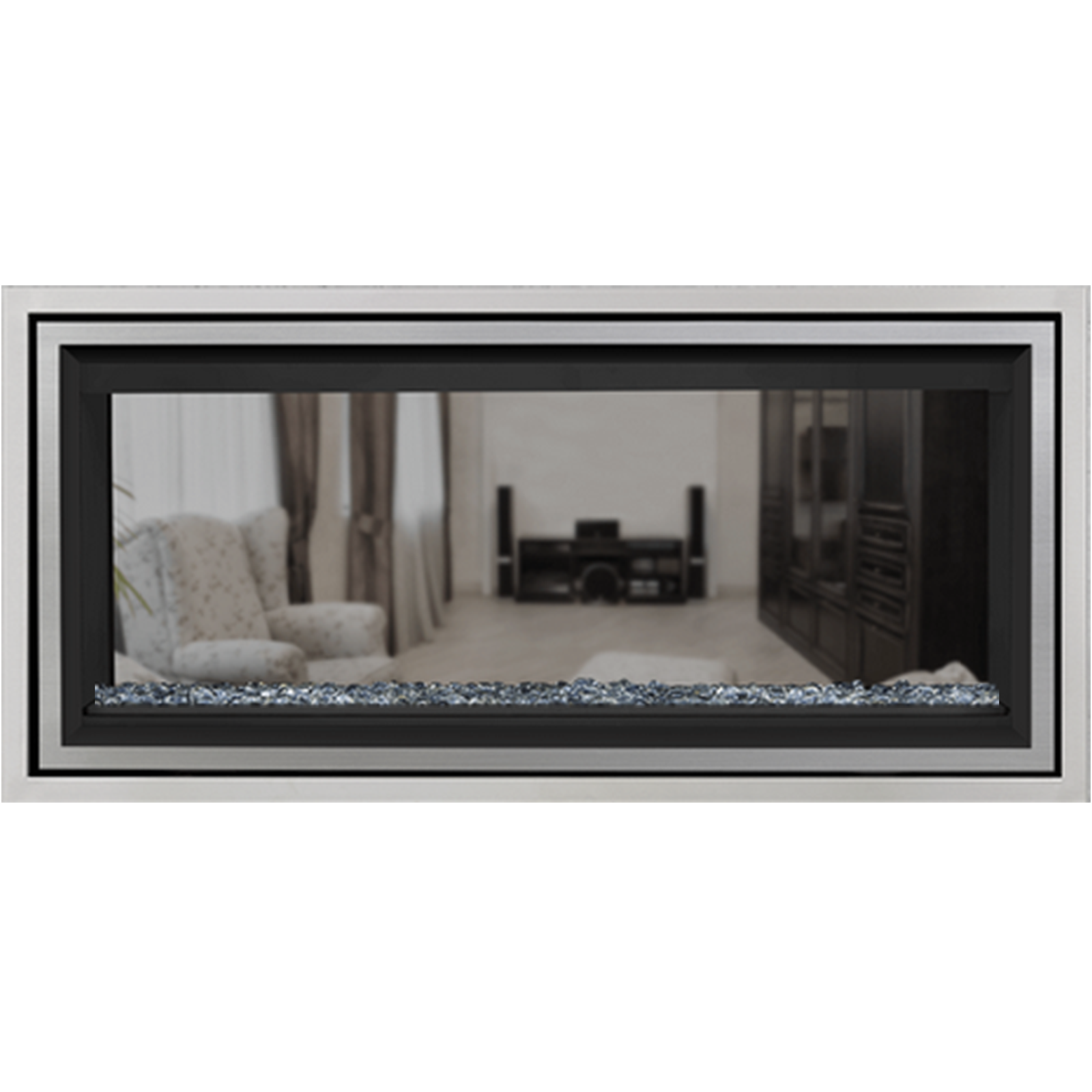 Napoleon Vector 38 See-Through Linear Direct-Vent Gas Fireplace - LV38N2-1