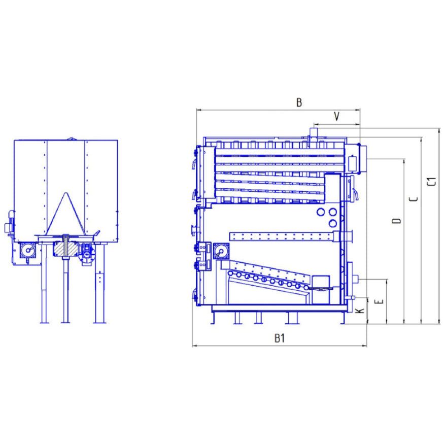 BIO DUO 150, Woodchip Boiler 500 KBTU