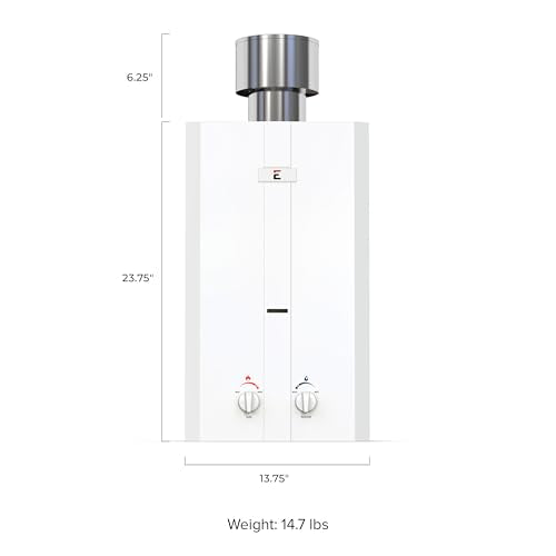 Eccotemp L10 3.0 GPM Portable Outdoor Tankless Water Heater w/EccoFlo Diaphragm 12V Pump, Strainer & Shower Set