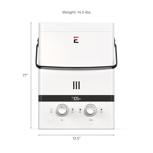 Eccotemp Luxé EL5 Portable Tankless Water Heater 1.5 GPM 37.5K BTU