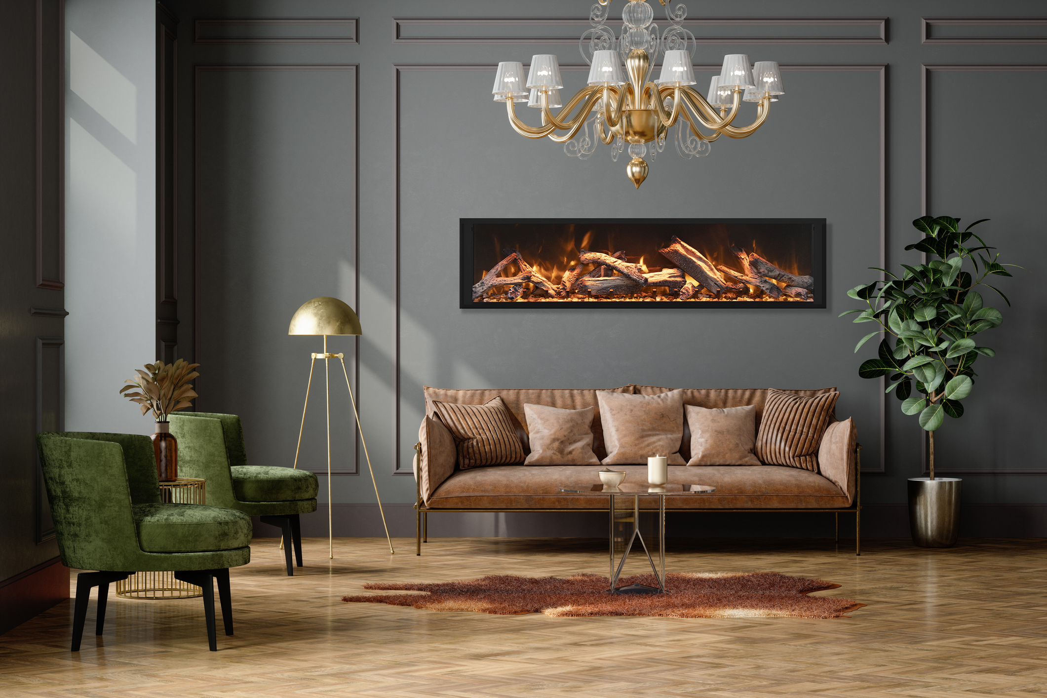 Remii Extra Tall Electric Fireplace