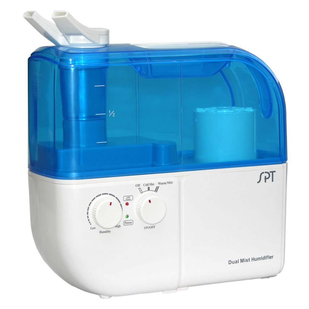 SPT Dual Mist Humidifier with ION Exchange Filter [Blue]