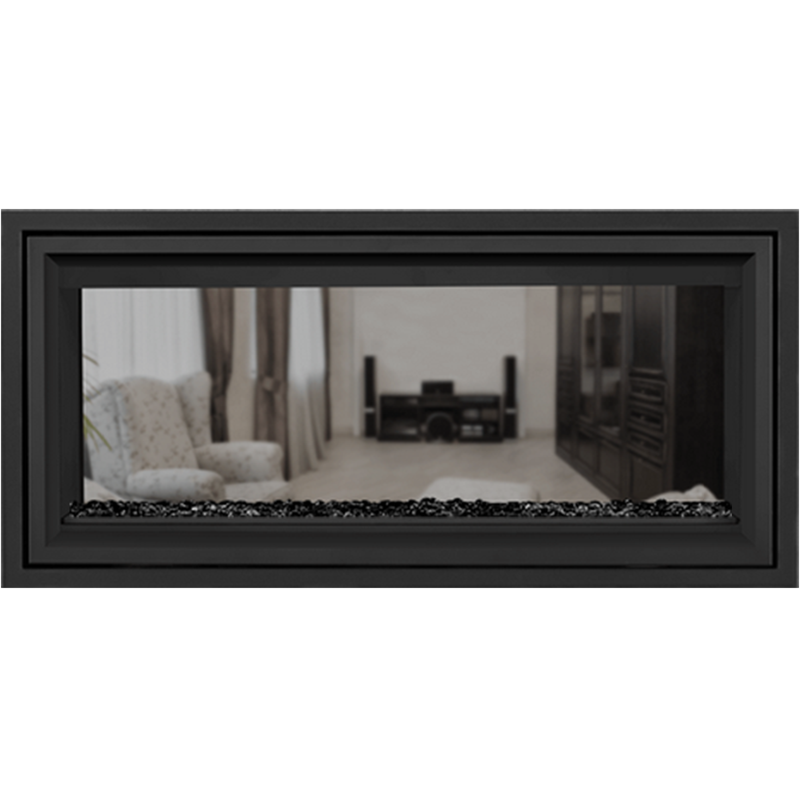 Napoleon Vector 38 See-Through Linear Direct-Vent Gas Fireplace - LV38N2-1