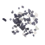 Remii Fire Glass Media – “Smokey Grey and White” Small Bead – AMSF‐GLASS‐14