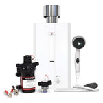 Eccotemp L10 3.0 GPM Portable Outdoor Tankless Water Heater w/EccoFlo Diaphragm 12V Pump, Strainer & Shower Set