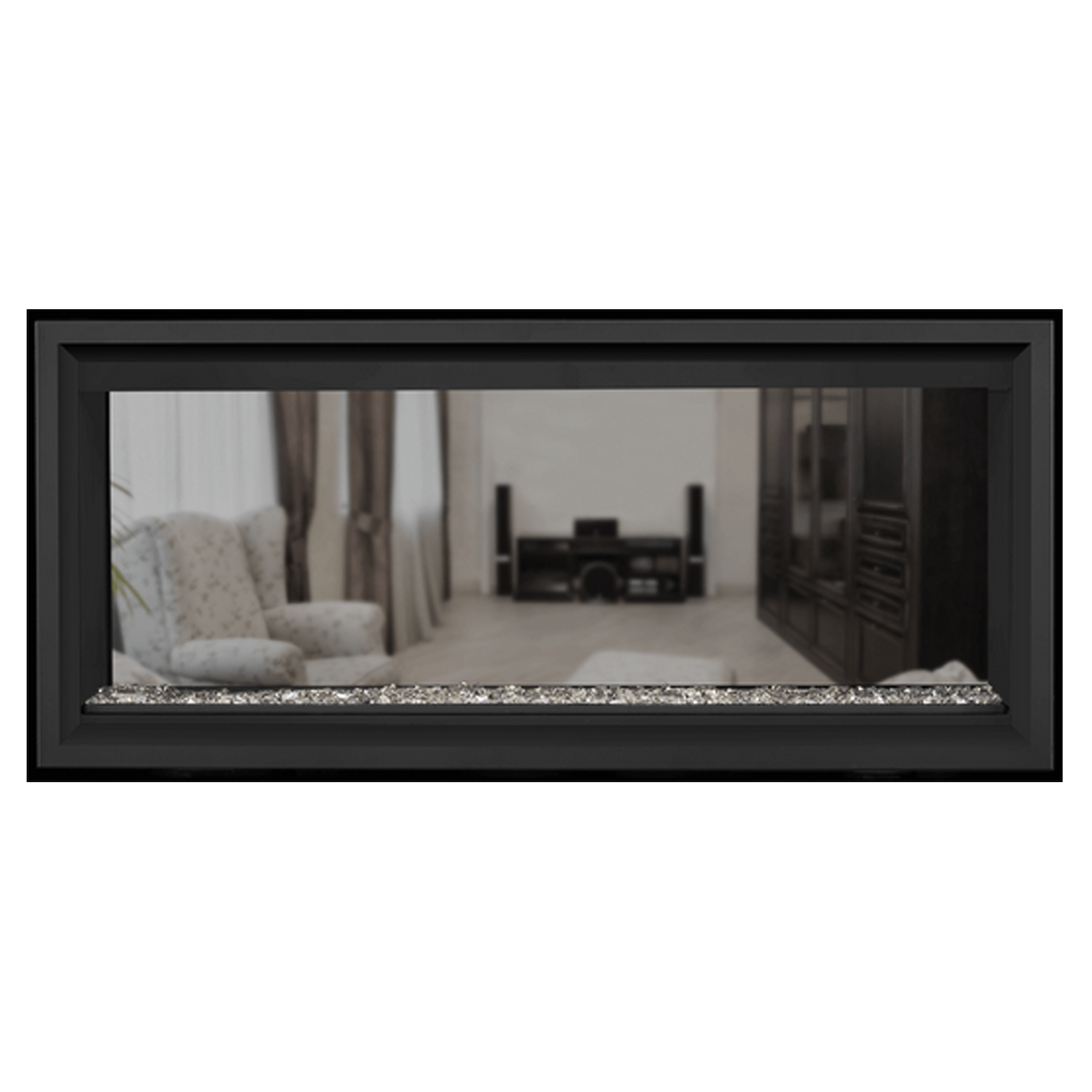 Napoleon Vector 38 See-Through Linear Direct-Vent Gas Fireplace - LV38N2-1