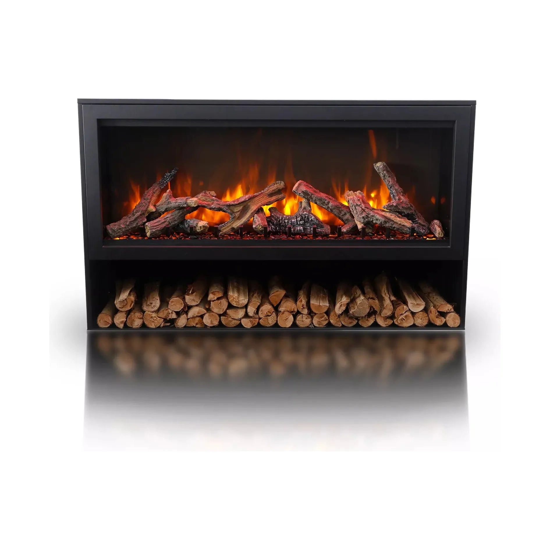 Remii Contemporary Pedestal Display for Classic Traditional Electric Fireplace