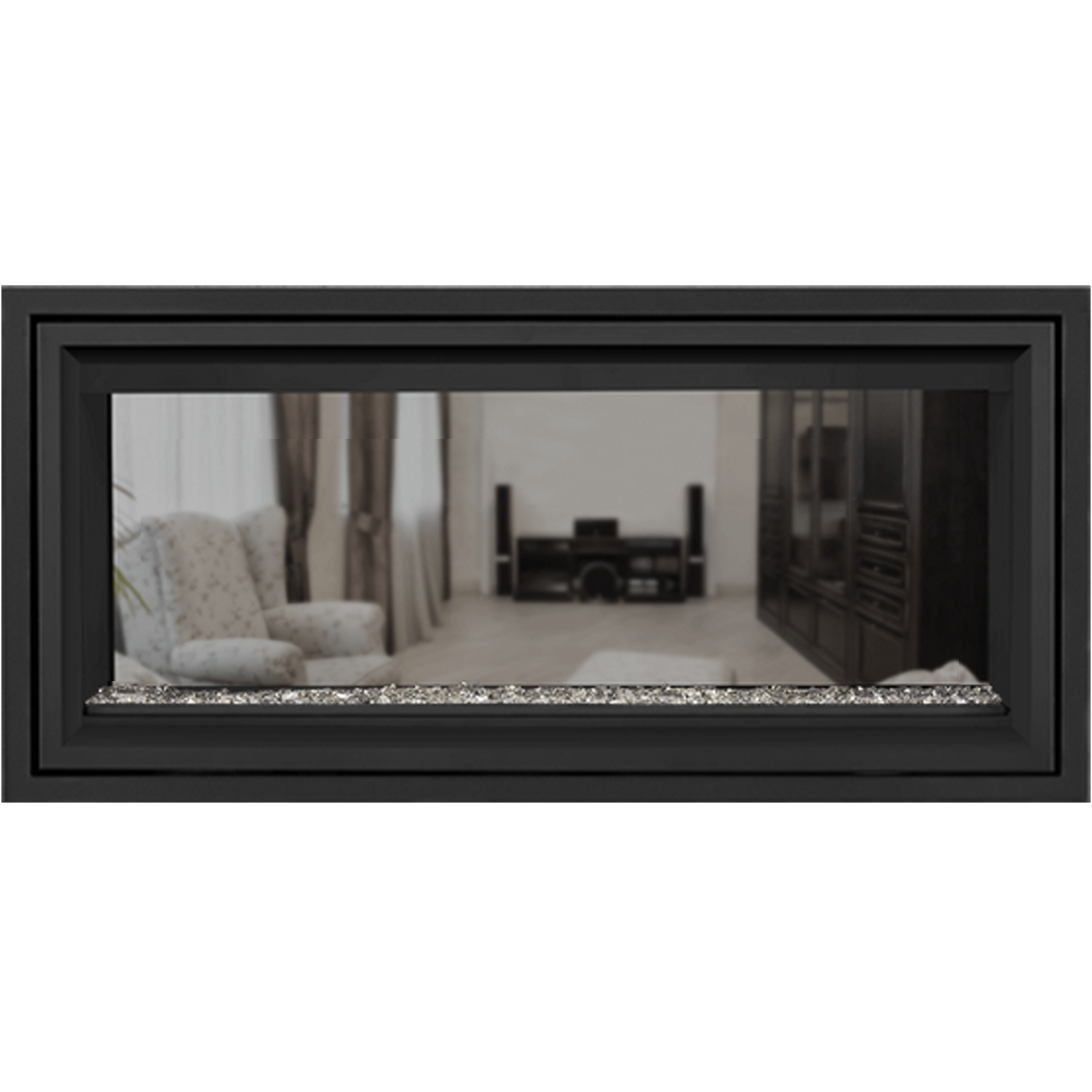 Napoleon Vector 38 See-Through Linear Direct-Vent Gas Fireplace - LV38N2-1