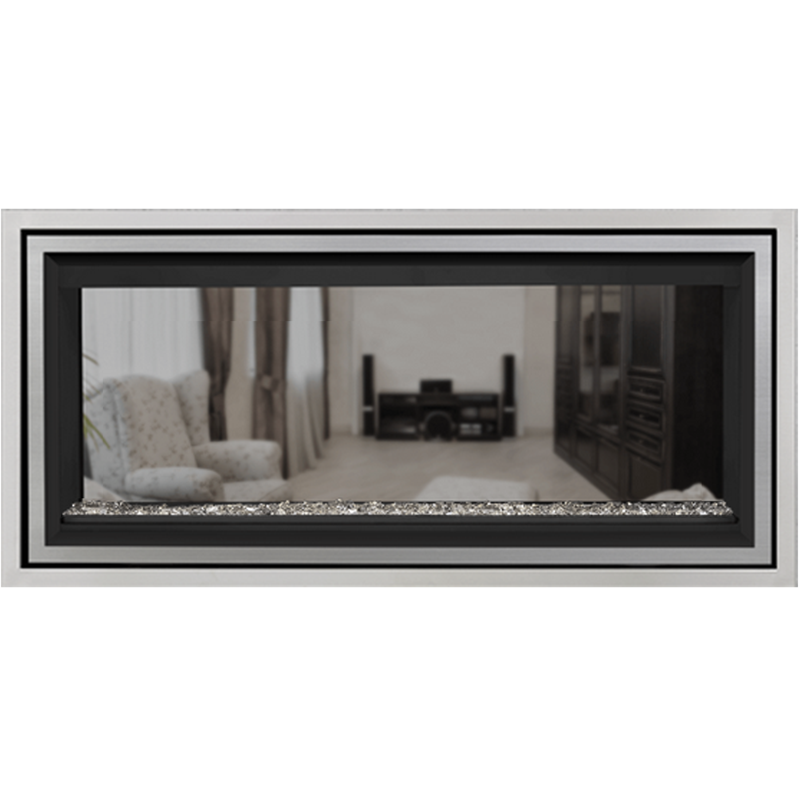 Napoleon Vector 38 See-Through Linear Direct-Vent Gas Fireplace - LV38N2-1