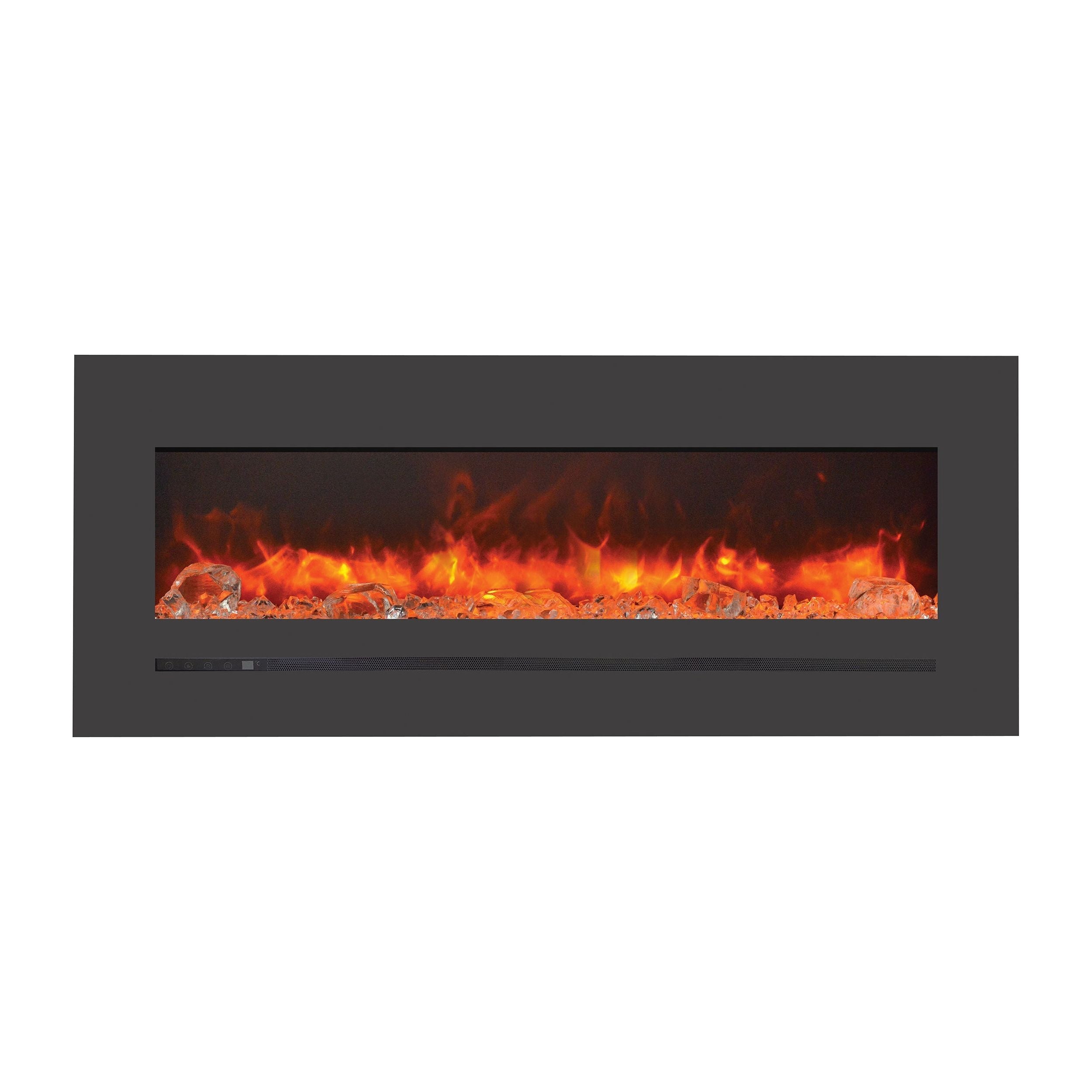 Sierra Flame 55-inch Mount / Recessed Electric Fireplace