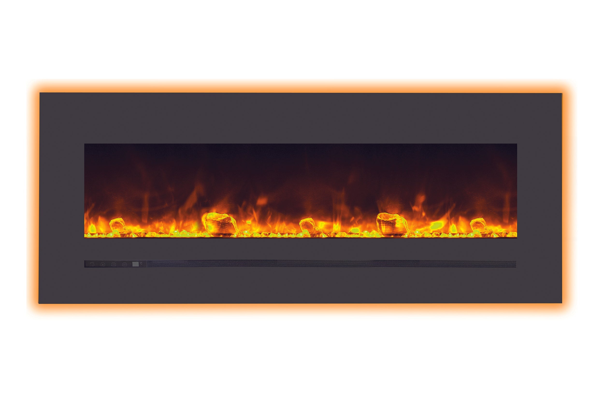 Sierra Flame 55-inch Mount / Recessed Electric Fireplace