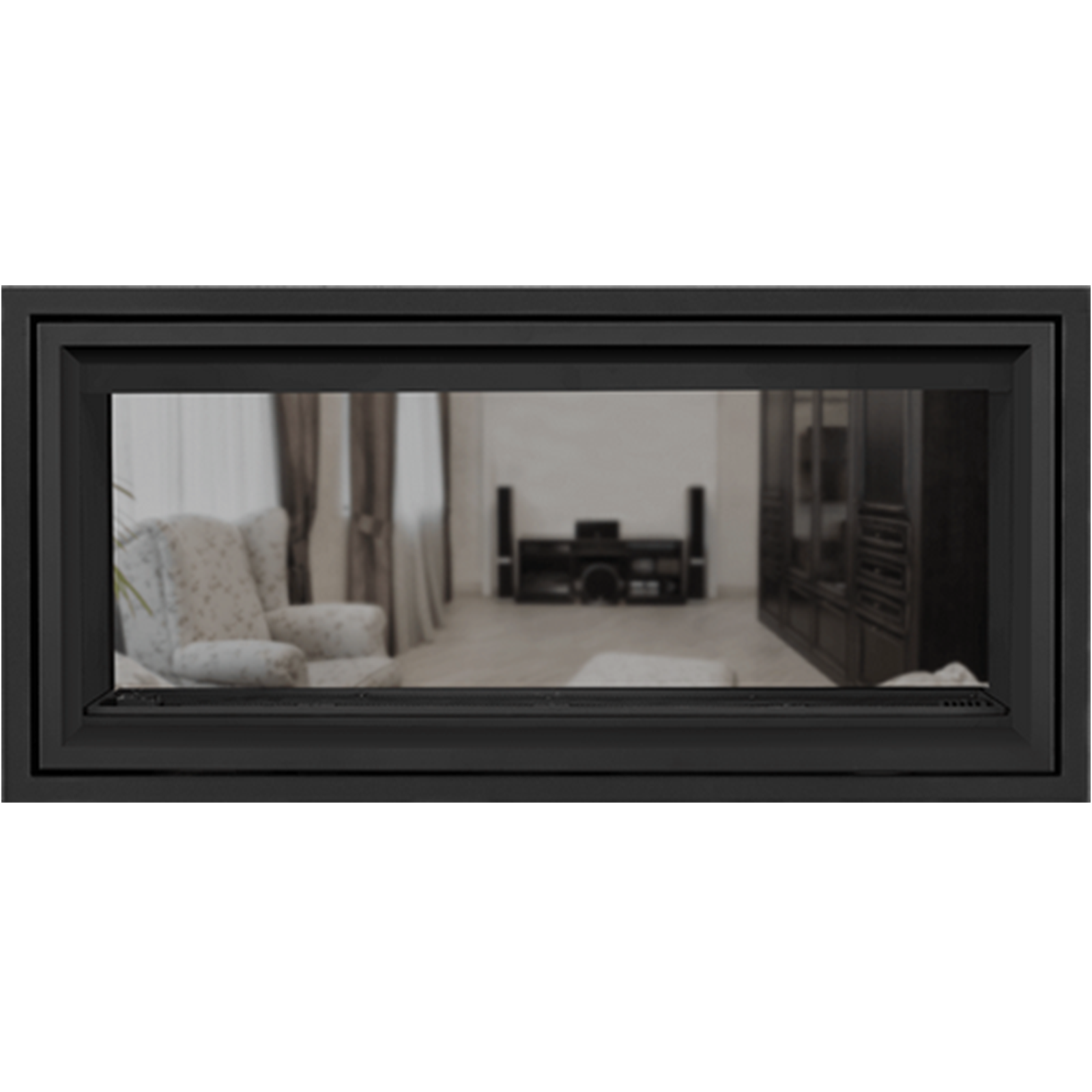 Napoleon Vector 38 See-Through Linear Direct-Vent Gas Fireplace - LV38N2-1