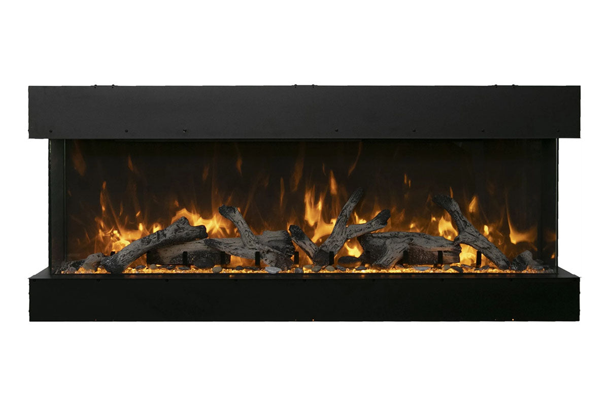 Amantii Panorama Tru View 40-inch 3-Sided View Built In Indoor/Outdoor Electric Fireplace