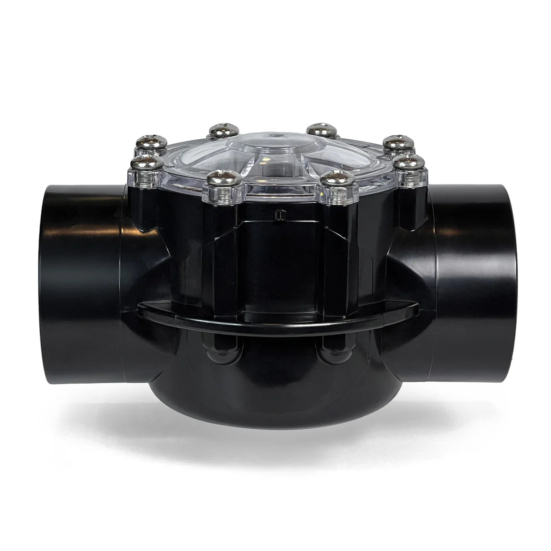 Fibro Pool 2 Way Inline Check Valve Front view