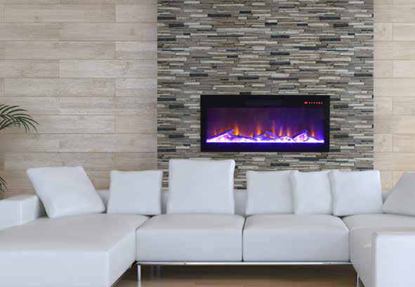 Remii Electric Fireplaces Horizon Linear Electric Fireplace