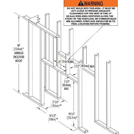 Napoleon High Definition 81 See Thru Direct Vent Gas Fireplace - HD81NT-1