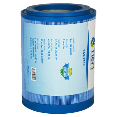 8 X 6-1/2 Inch Tier1 PAS-1366 Replacement Filter For PMA25-M WITH LABEL