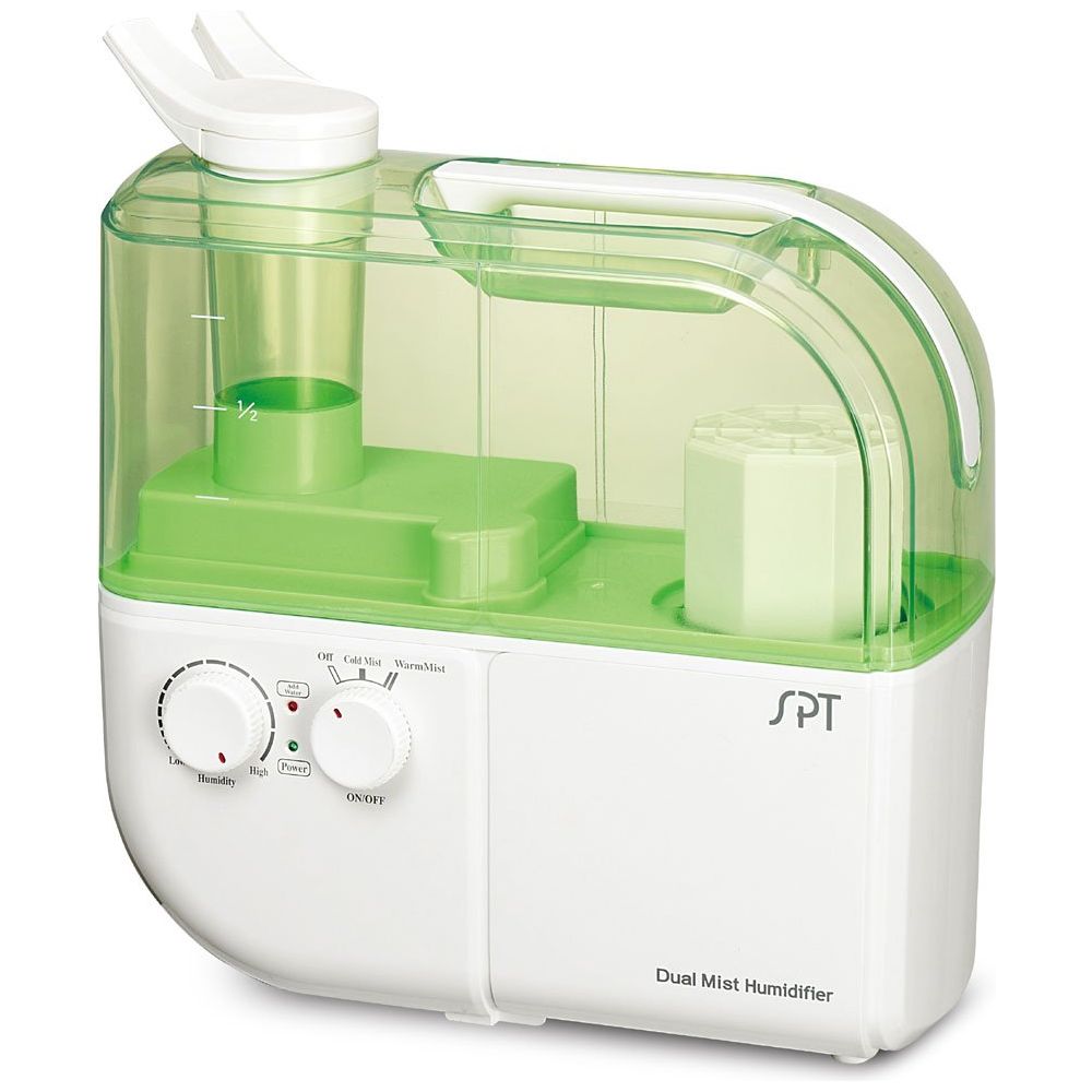 SPT Dual Mist Humidifier with ION Exchange Filter [Green]