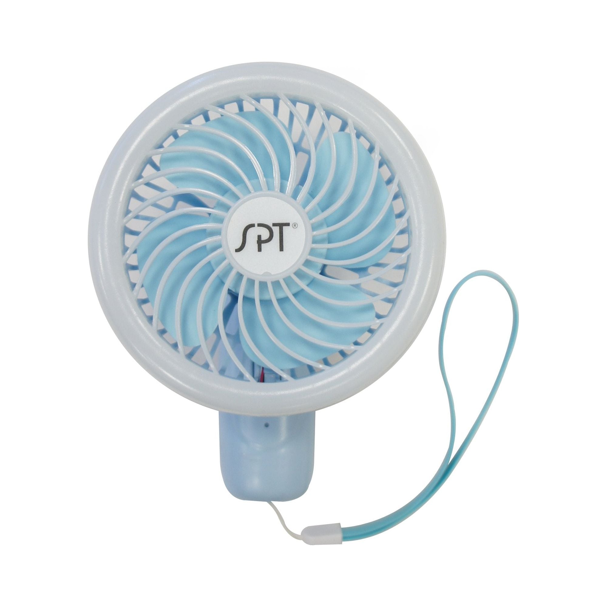 SPT Personal Hand-Held Fan – Blue