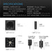 AC Infinity AIRPLATE S3, Home Theater and AV Quiet Cabinet Cooling Fan System, 6 Inch SPECIFICATIONS