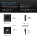 AC Infinity AIRPLATE T3, Home Theater and AV Quiet Cabinet Cooling Fan System, 6 Inch SPECIFICATIONS