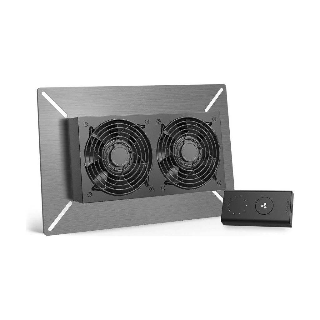 AC Infinity AIRTITAN S7, Crawlspace Fan with Speed Controller, 12-Inch SIDE VIEW