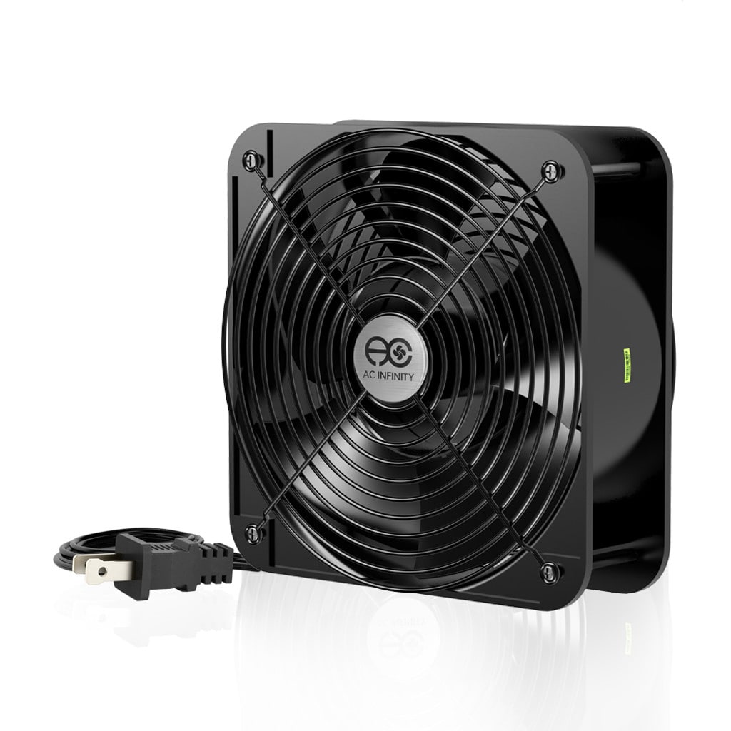 AC Infinity AXIAL 2060, Muffin 120V AC Cooling Fan, 200mm x 200mm x 60mm SIDE VIEW