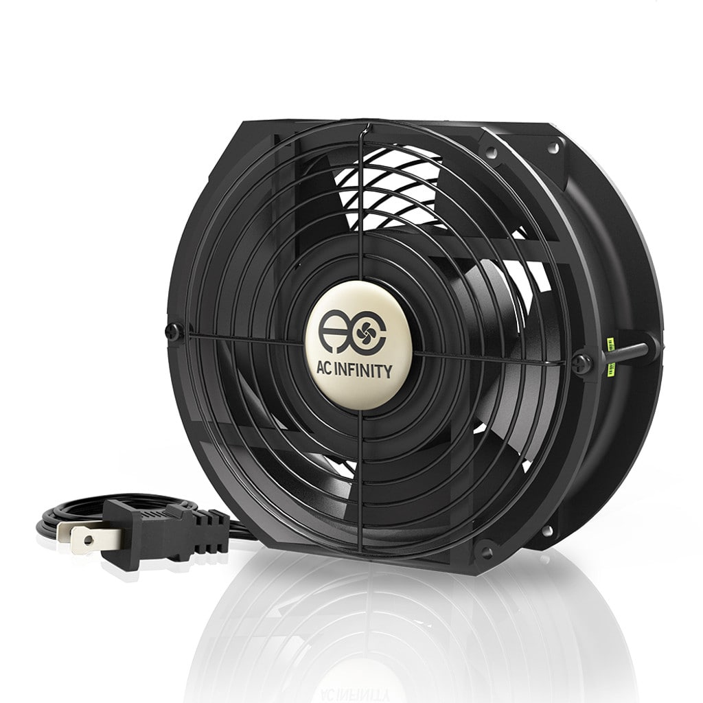 AC Infinity AXIAL 2589, Muffin 120V AC Cooling Fan 10, Ø254mm x 89mm SIDE VIEW