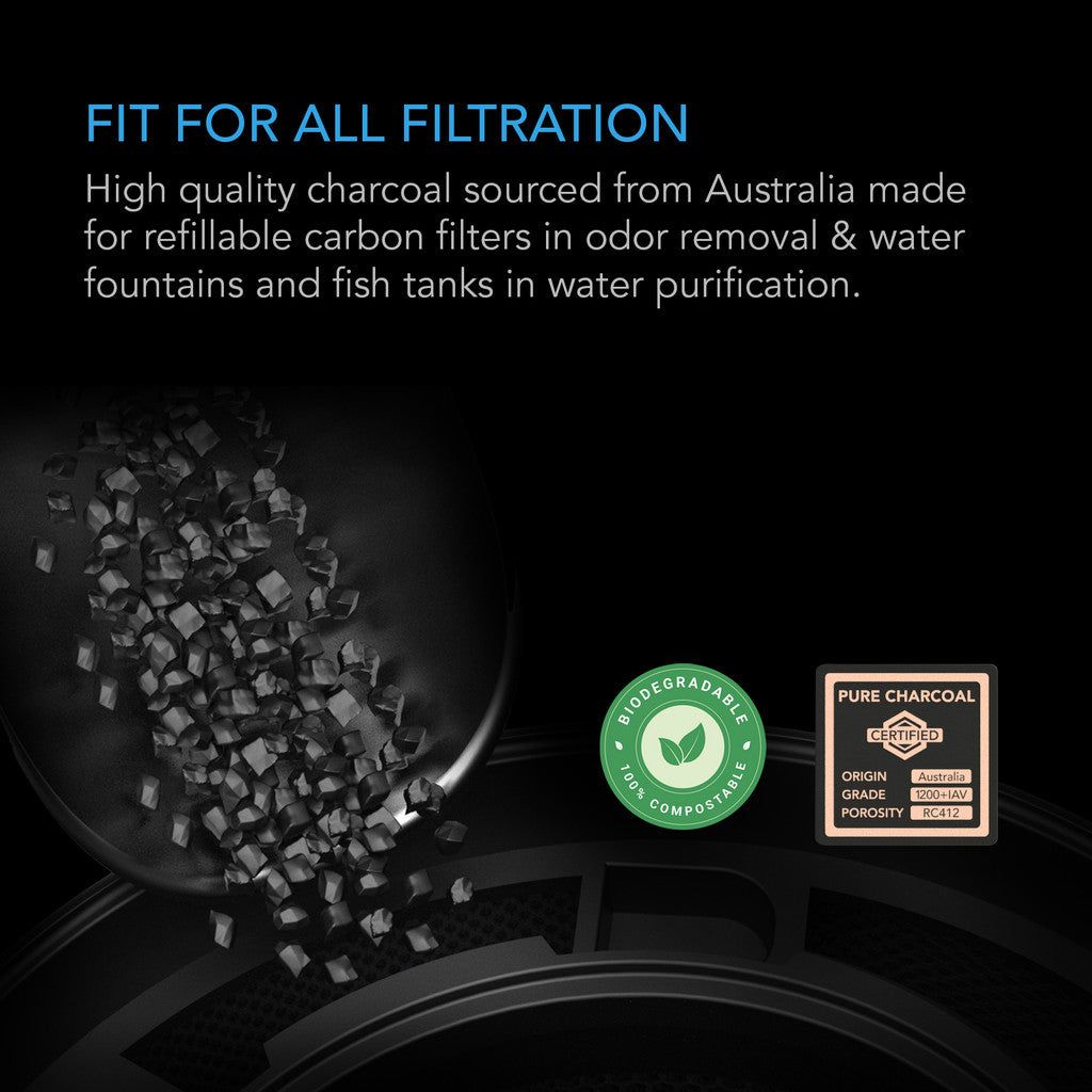 AC Infinity Activated Carbon Refill, 1200+ IAV Australian Charcoal, 8 lb. DETAILS