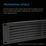 AC Infinity Anodized Aluminum Rack Panel Vented 3U