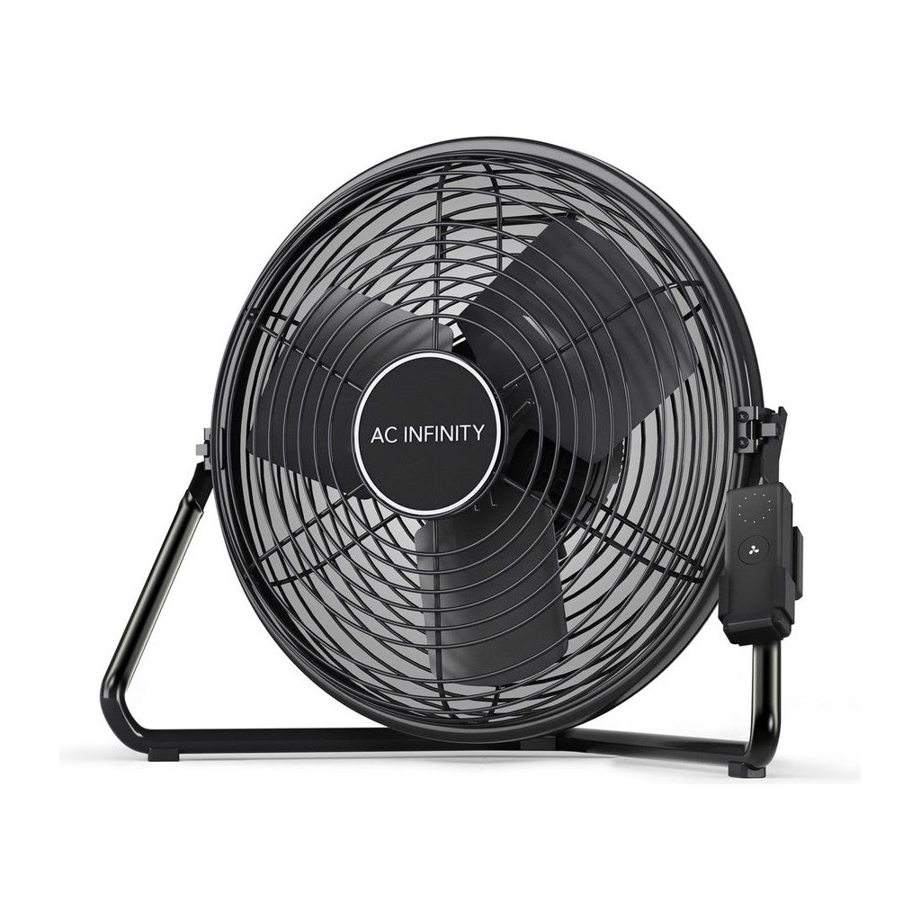 AC Infinity CLOUDLIFT S12, Floor Wall Fan with Wireless Controller, 12-Inch FRONT VIEW