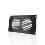 AC Infinity Cabinet Passive Ventilation Grille Black, 8 Inch